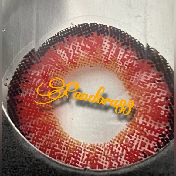 Halloween red lenses cosplay fantasy - Picture 2 of 3